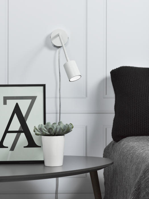 Väggspotlight Explore Flexarm Vit Nordlux